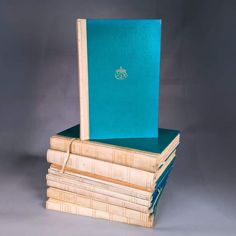 Lot 3092, Auction  128, Ernst-Ludwig-Presse, 10 Bände der Reihe. OHalbpergament mit goldgeprägten RTiteln 