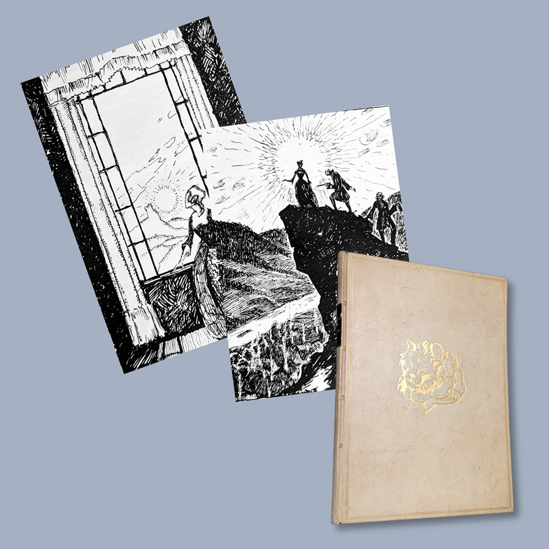 Lot 3108, Auction  128, Goethe, Johann Wolfgang von, Die Novelle. Mit 10 Lithographien von Carl Rabus
