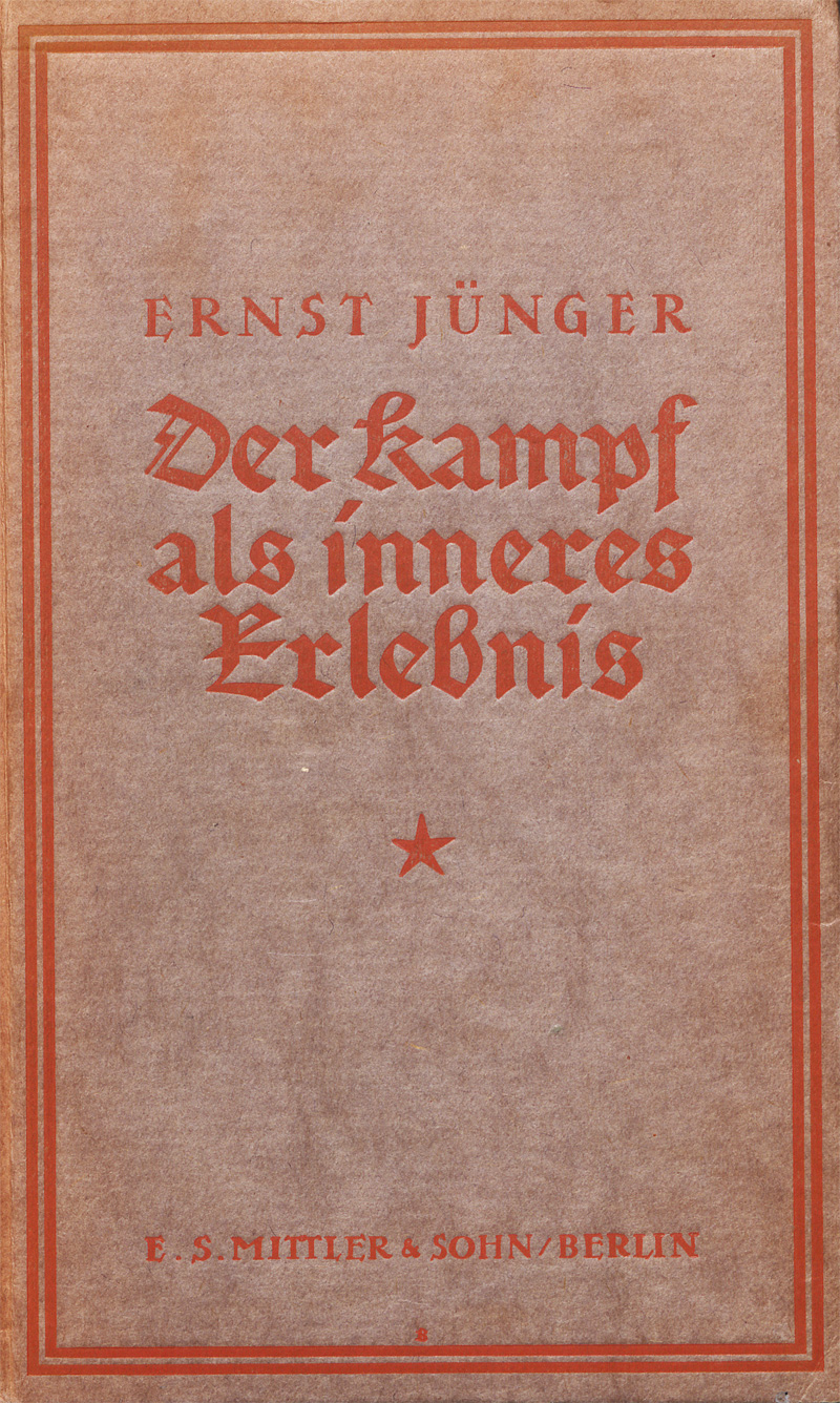 Lot 3157, Auction 128, Jünger, Ernst, Der Kampf als inneres Erlebnis