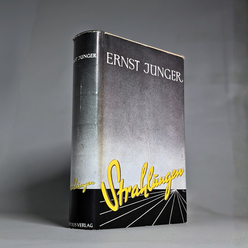 Lot 3171, Auction 128, Jünger, Ernst, Strahlungen (Halblederausgabe) Widmungsexemplar