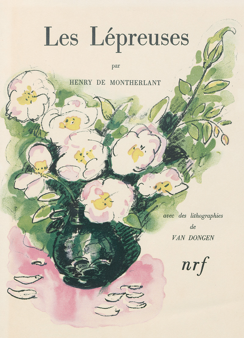 Lot 3246, Auction 128, Montherlant, Henry de und Dongen, Kees van - Illustr., Les Lépreuses