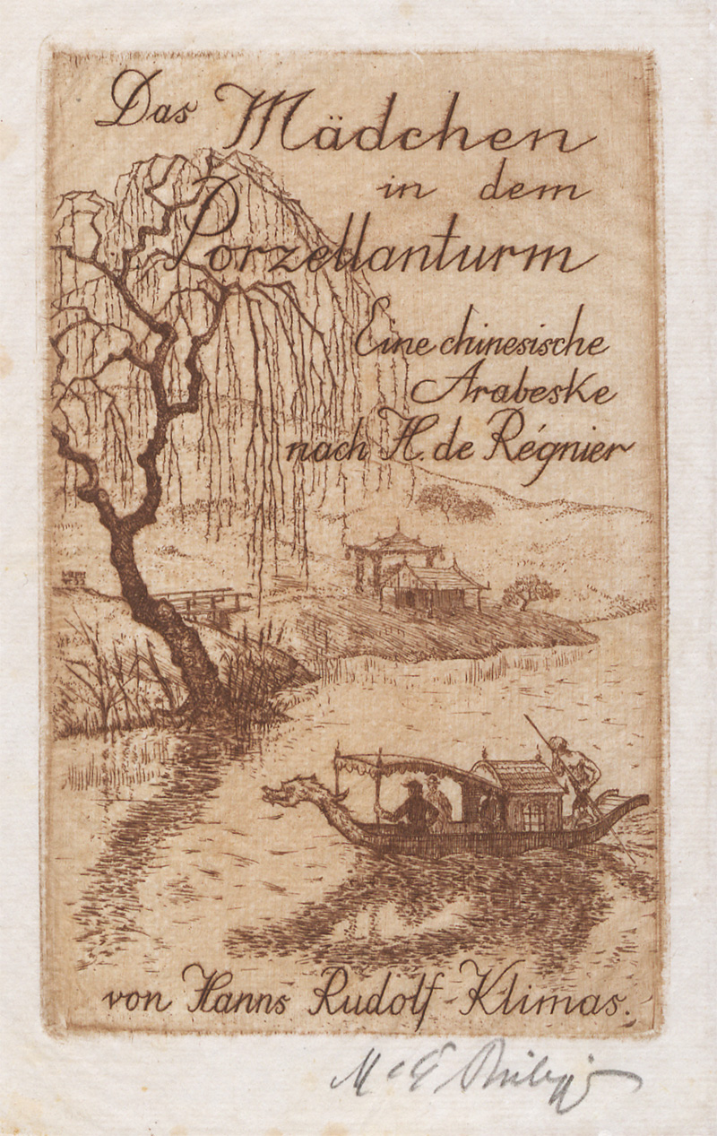 Lot 3290, Auction 128, Régnier, Henri de und Philipp, Martin E. - Illustr., Das Mädchen in dem Porzellanturm