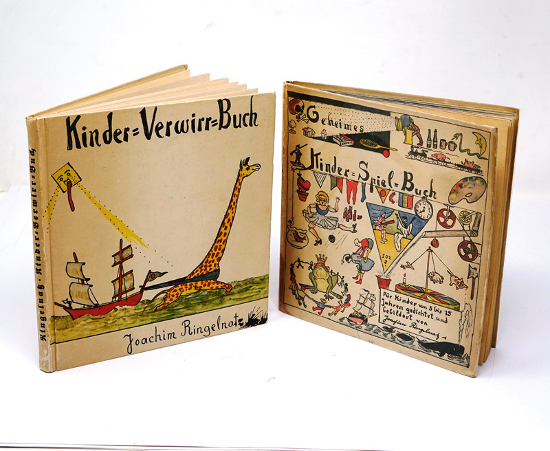 Lot 3297, Auction 128, Ringelnatz, Joachim, Geheimes Kinder-Spiel-Buch. Potsdam, Gustav Kiepenheuer, 1924. - Mit Beigabe