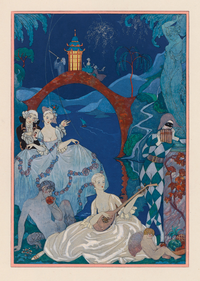 Lot 3349, Auction  128, Verlaine, Paul und Barbier, Georges - Illustr., Fêtes galantes