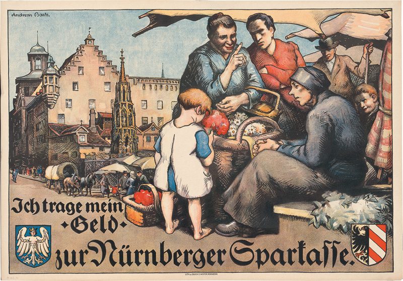 Lot 3379, Auction 128, Bach, Andreas, Ich trage mein Geld zur Nürnberger Sparkasse