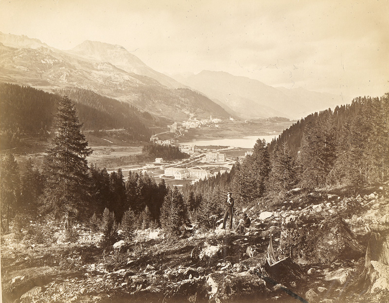 Lot 4020, Auction 128, Braun, Adolphe, St. Moritz from the Johannisberg