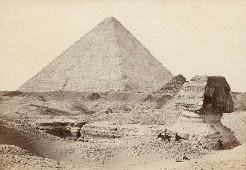 Lot 4036, Auction 128, Frith, Francis, Views of the Sphynx and the Great Pyramid Geezeh