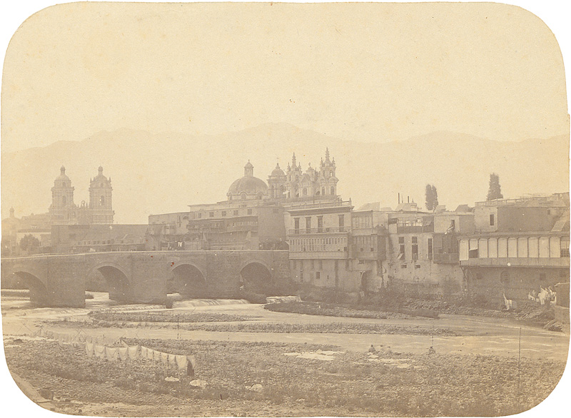Lot 4078, Auction 128, Peru, Lima: Puente de Piedra and general view from Cerro San Cristóbal