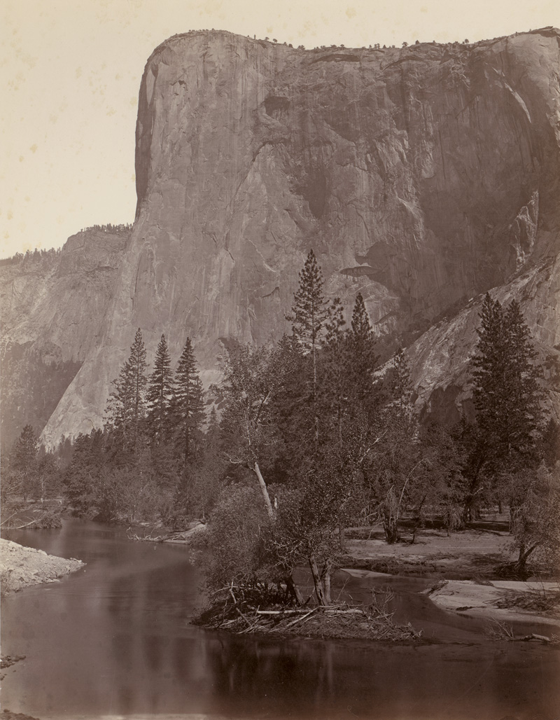 Lot 4099, Auction  128, Watkins, Carleton E., El Capitan 3300 ft., Yo-Semite Valley, No. 7. 
