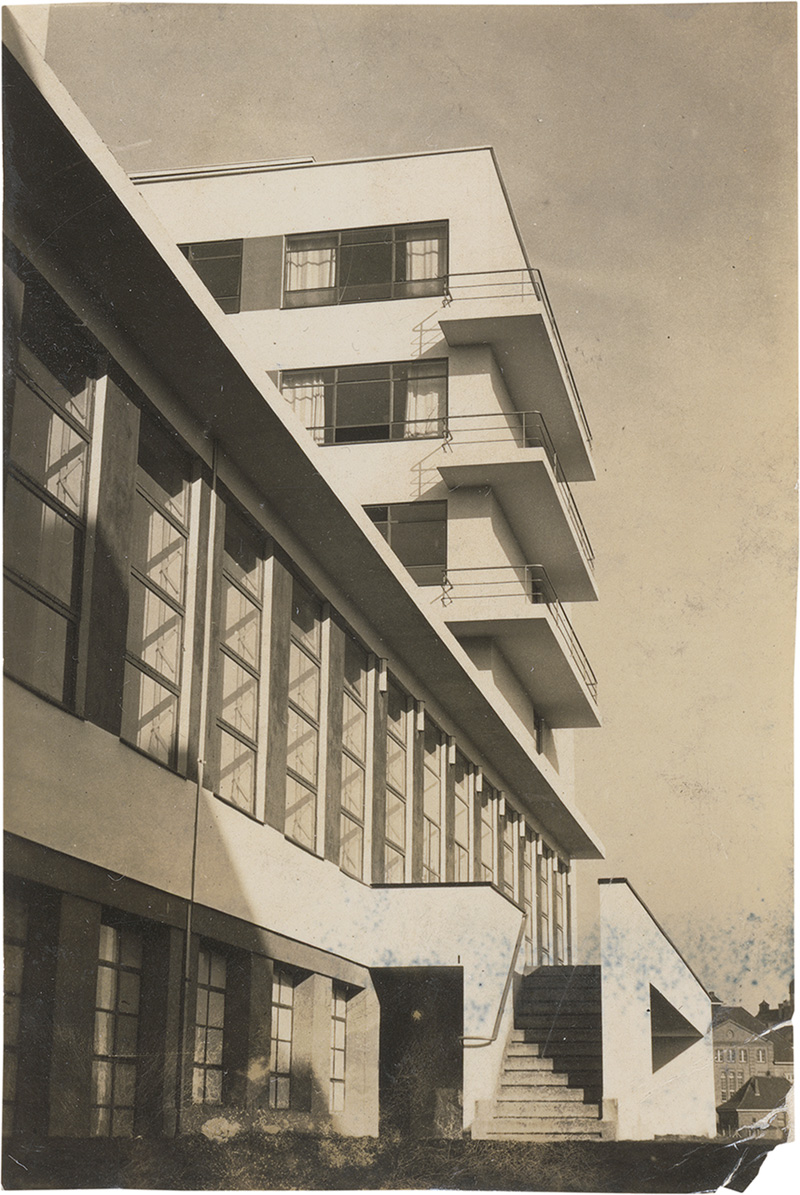 Lot 4106, Auction  128, Bauhaus, Southside view of the Bauhaus school in Dessau