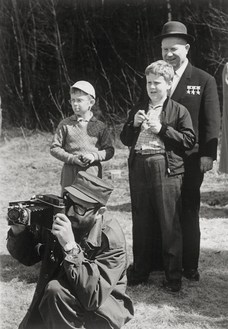 Lot 4132, Auction  128, Egorov, Vasily V., Nikita Khrushchev and Fidel Castro with Khrushchev's grandsons