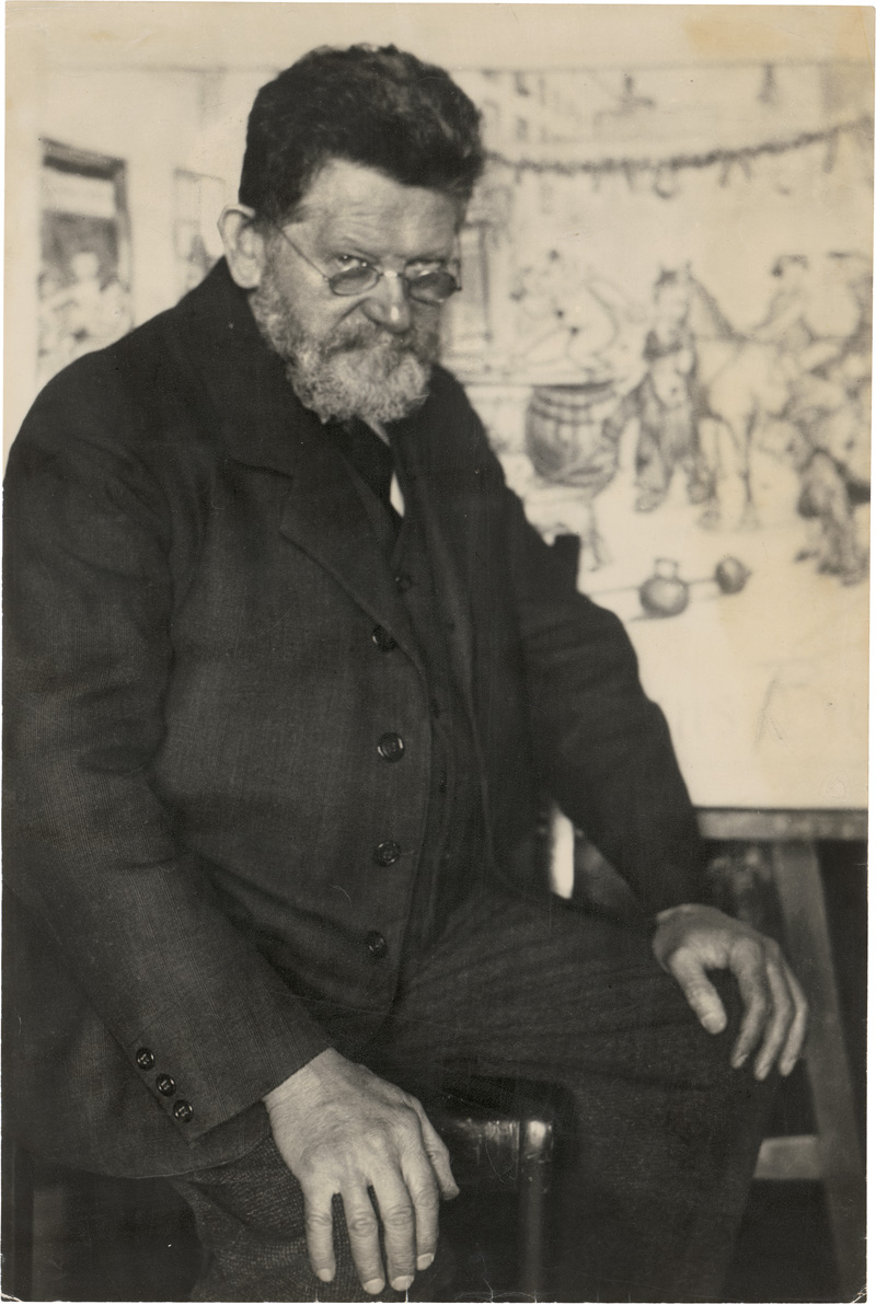 Lot 4133, Auction  128, Erfurth, Hugo, Portrait of the artist Heinrich Zille