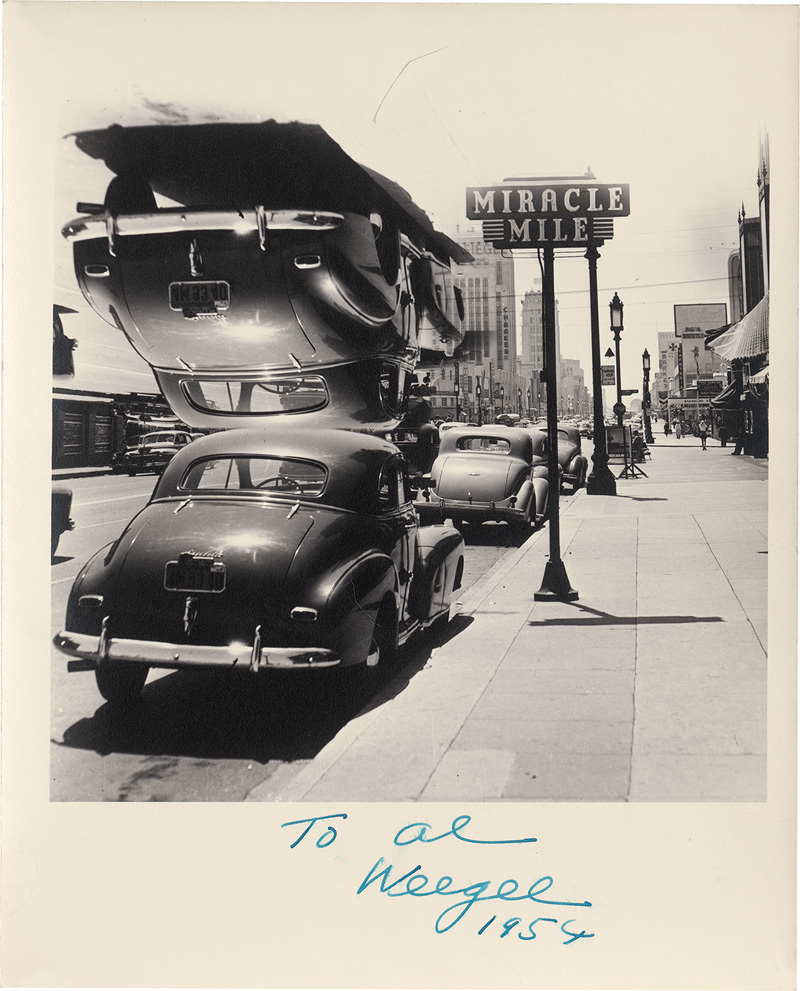 Lot 4264, Auction  128, Weegee, Miracle Mile, Los Angeles (Distortion)