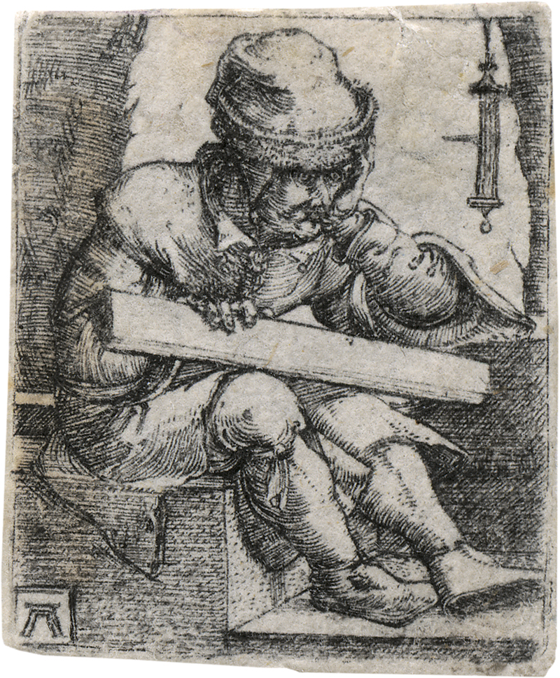 Lot 5006, Auction  128, Altdorfer, Albrecht, Der sitzende Zimmermann