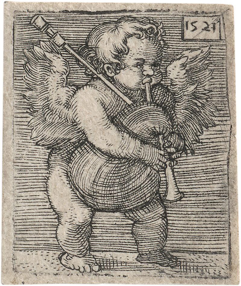Lot 5018, Auction 128, Beham, Barthel, Der Genius mit der Sackpfeife