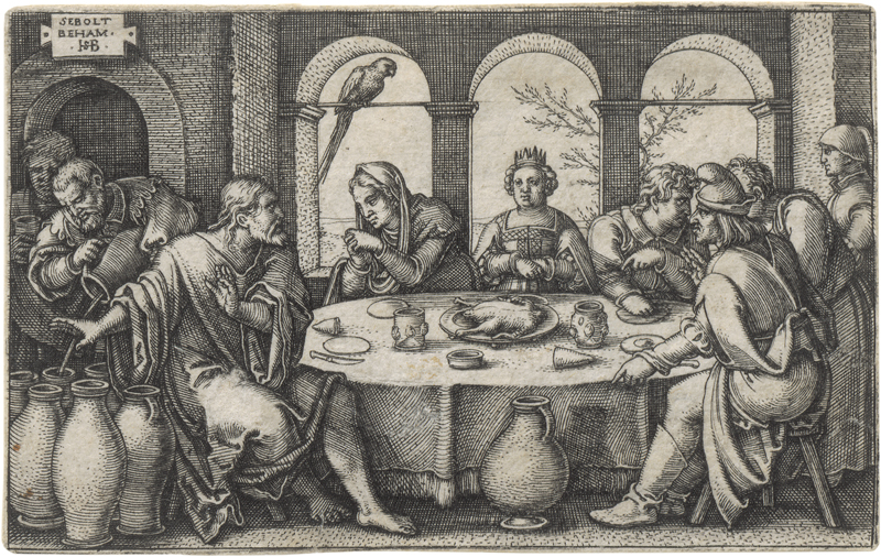Lot 5019, Auction 128, Beham, Sebald, Die Hochzeit zu Kana