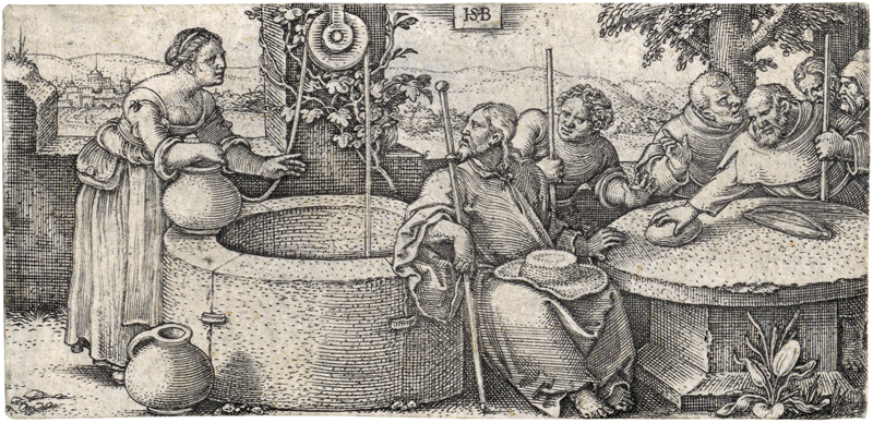 Lot 5020, Auction  128, Beham, Sebald, Christus und die Samariterin