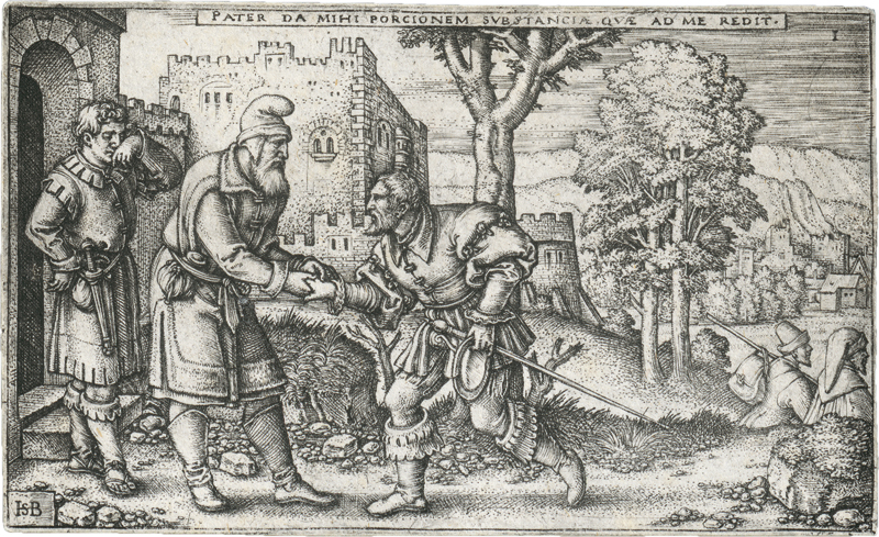 Lot 5021, Auction  128, Beham, Sebald, Die Geschichte des verlorenen Sohnes