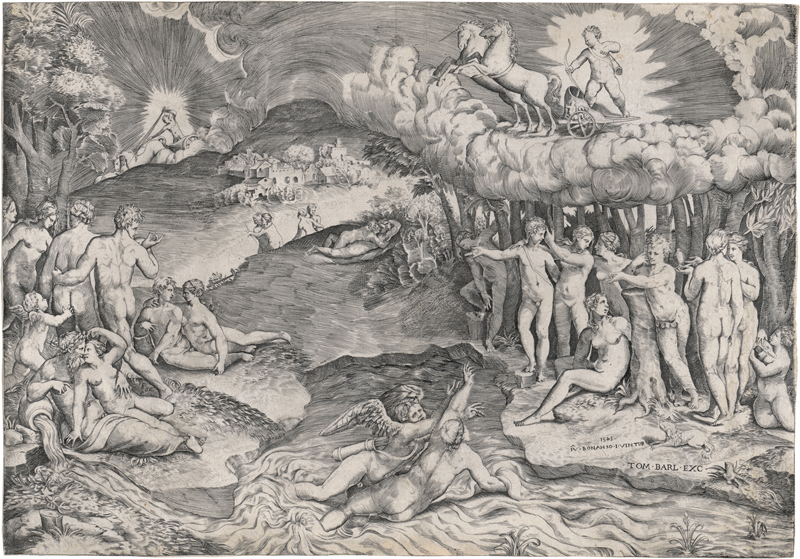 Lot 5034, Auction 128, Bonasone, Giulio, Der Triumph der Liebe