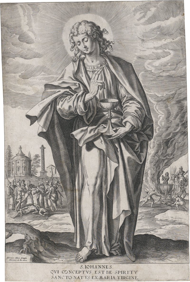 Lot 5051, Auction 128, Collaert, Adriaen, Christus, die Jungfrau und die zwölf Apostel