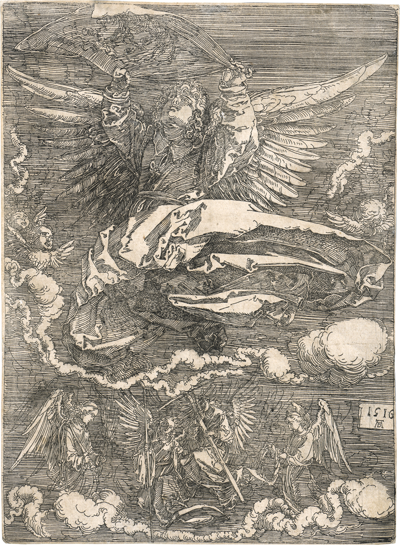 Lot 5063, Auction 128, Dürer, Albrecht, Das Schweißtuch, von einem Engel gehalten
