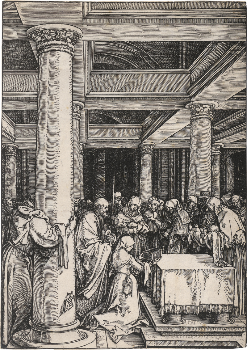 Lot 5095, Auction 128, Dürer, Albrecht, Die Darstellung im Tempel