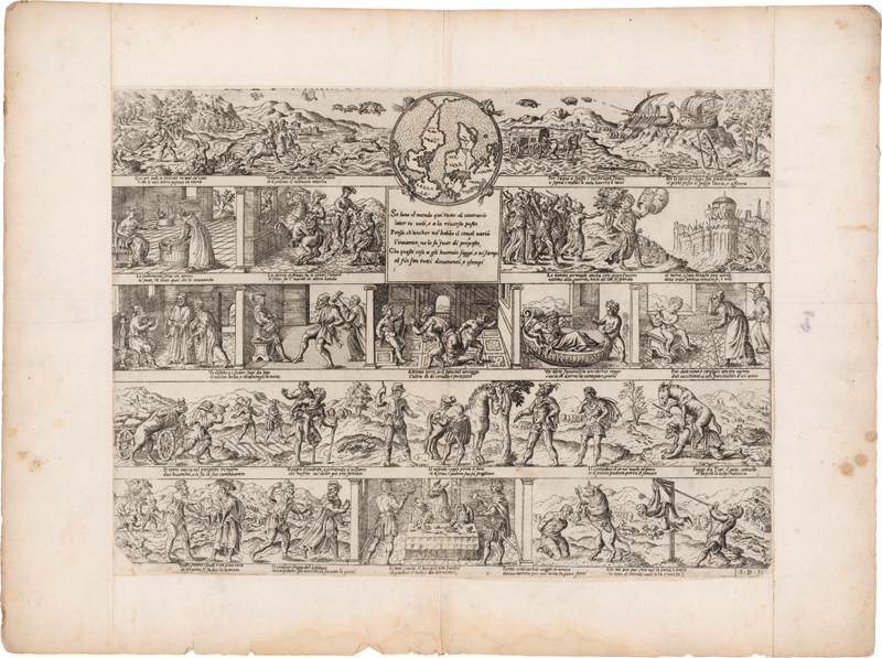 Lot 5104, Auction 128, Dupérac, Étienne, Die verkehrte Welt