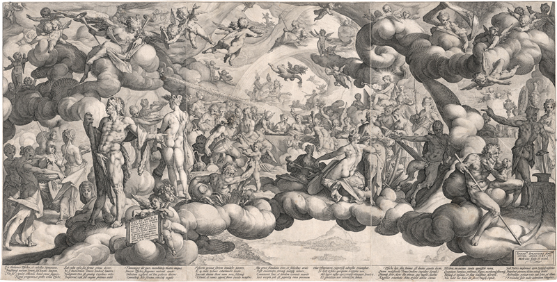 Lot 5125, Auction  128, Goltzius, Hendrick, Die Hochzeit von Amor und Psyche