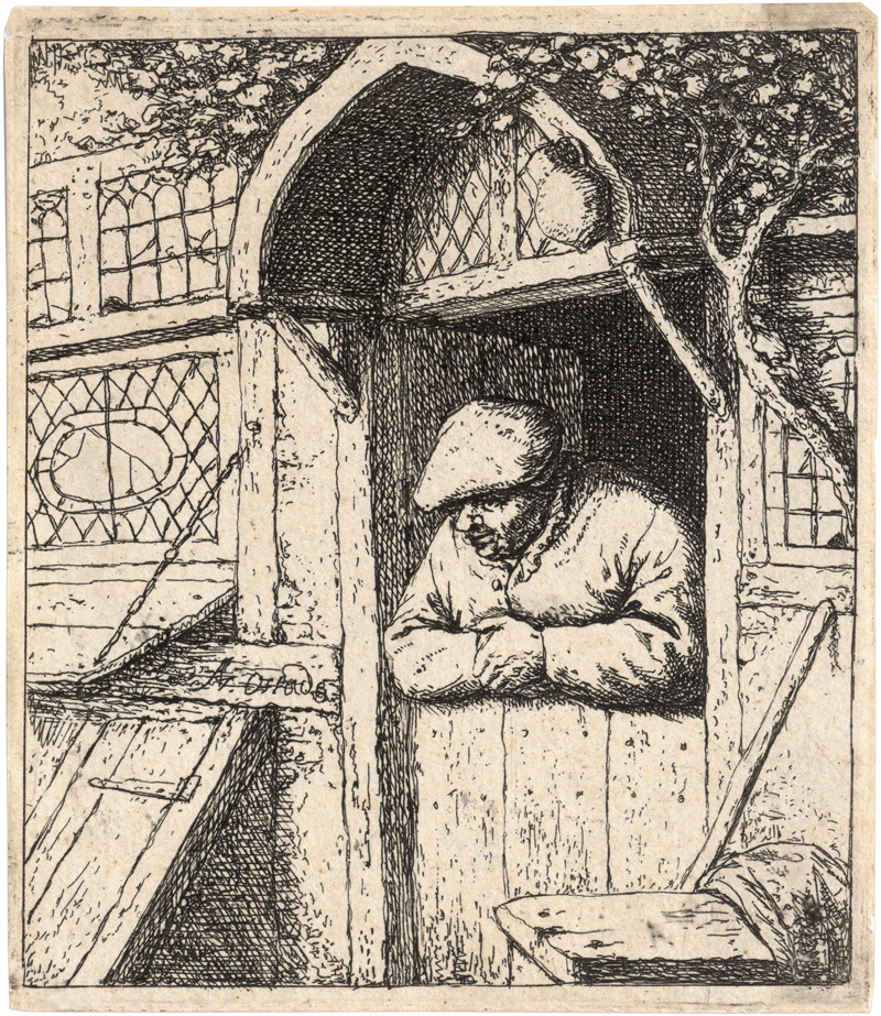 Lot 5157, Auction 128, Ostade, Adriaen van, Der Bauer in der Haustür