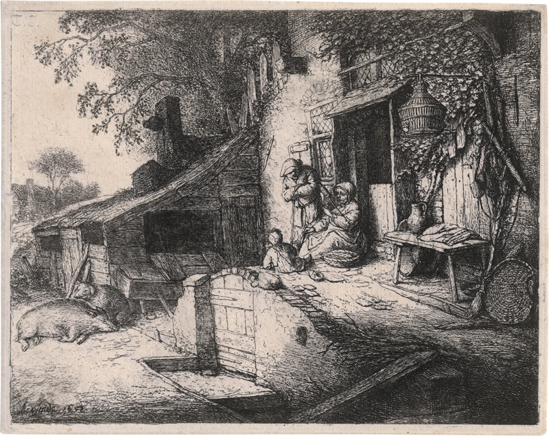 Lot 5160, Auction  128, Ostade, Adriaen van, Die Spinnerin