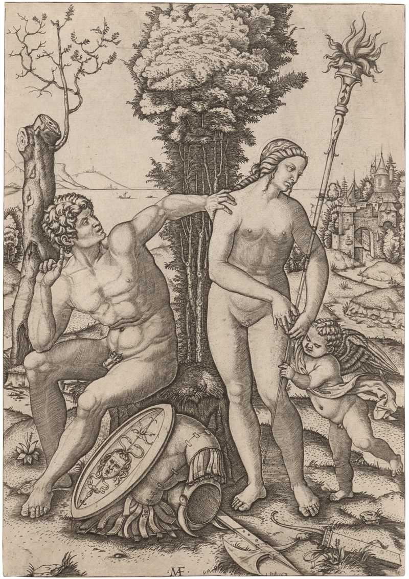 Lot 5173, Auction 128, Raimondi, Marcantonio, Mars, Venus und Amor