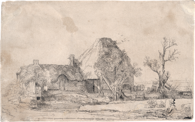 Lot 5188, Auction 128, Rembrandt Harmensz. van Rijn, Die Landschaft mit dem Zeichner