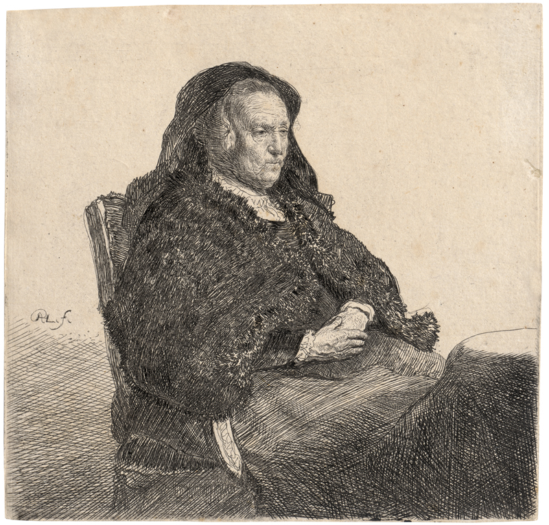 Lot 5192, Auction 128, Rembrandt Harmensz. van Rijn, Rembrandts Mutter mit schwarzem Schleier