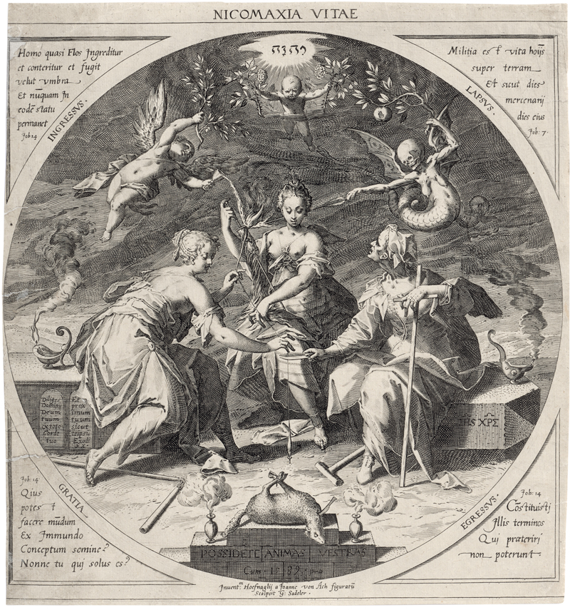 Lot 5200, Auction 128, Sadeler II, Aegidius, Die drei Parzen