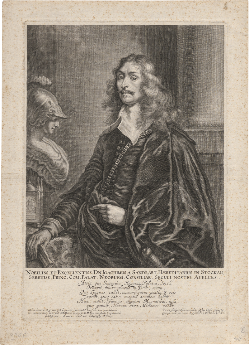Lot 5204, Auction 128, Sandrart, Jakob von, Bildnis Joachim von Sandrarts