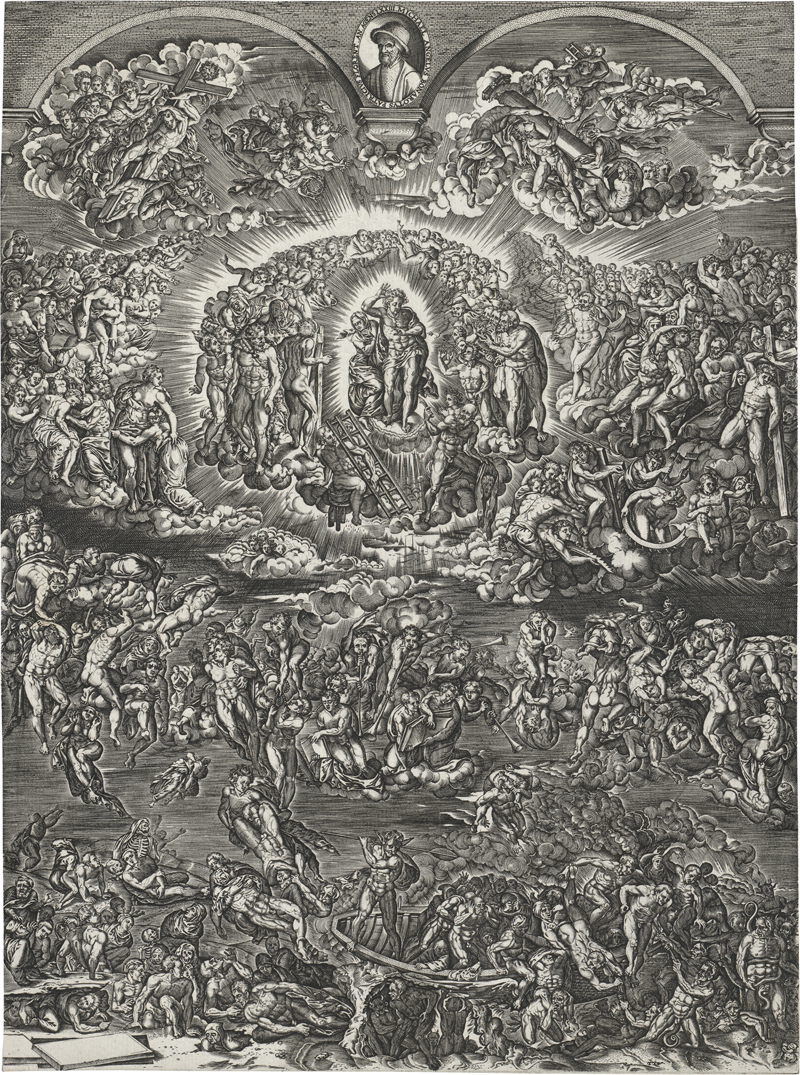 Lot 5223, Auction  128, Wierix, Johannes, Das jüngste Gericht