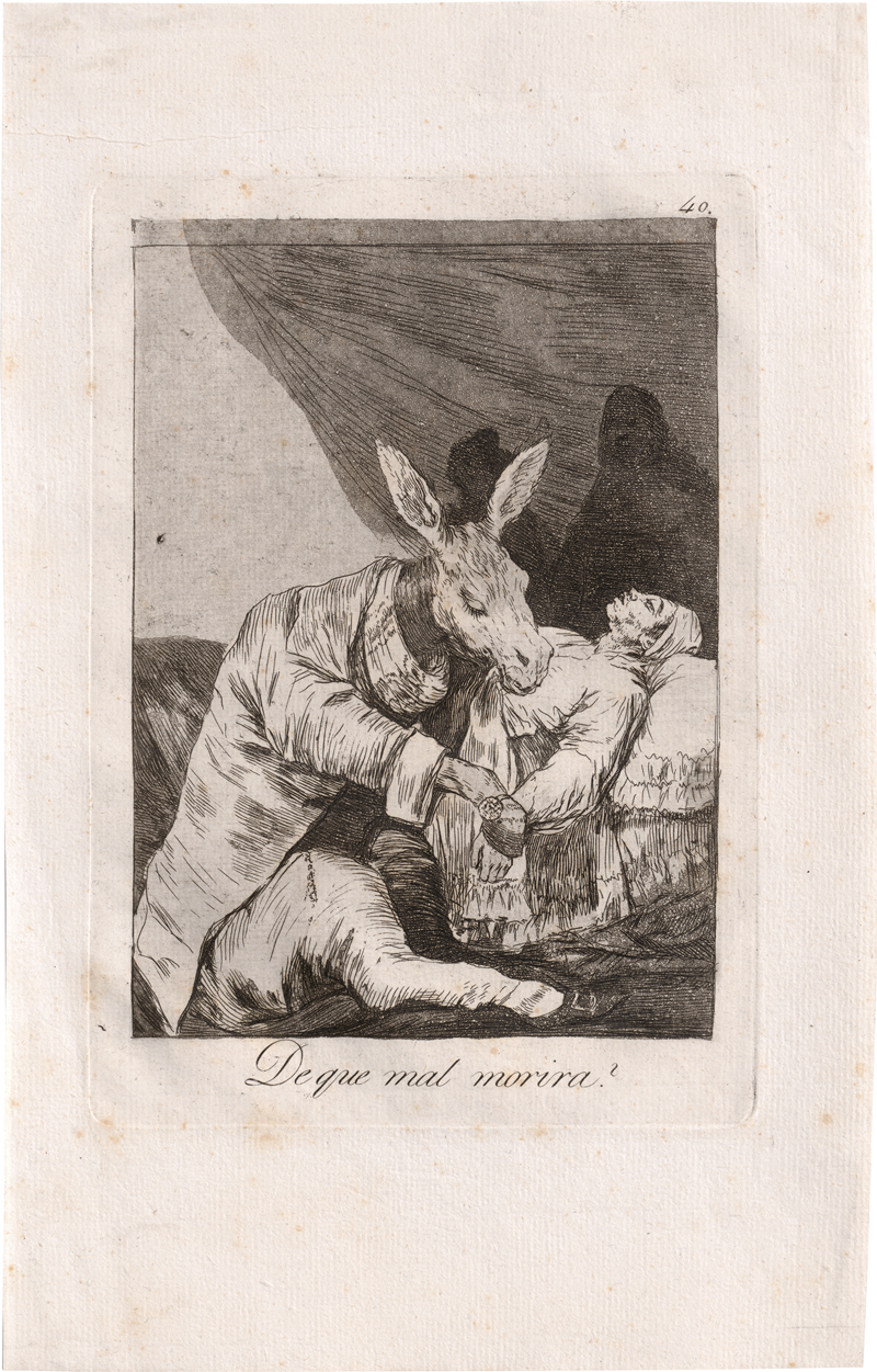 Lot 5241, Auction  128, Goya, Francisco de, De que mal morira?