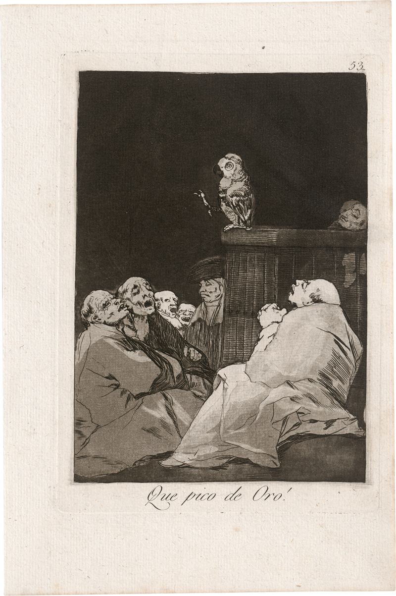 Lot 5242, Auction  128, Goya, Francisco de, Que pico de Oro!