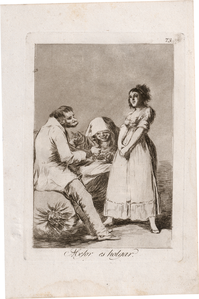 Lot 5245, Auction 128, Goya, Francisco de, Mejor es holgar