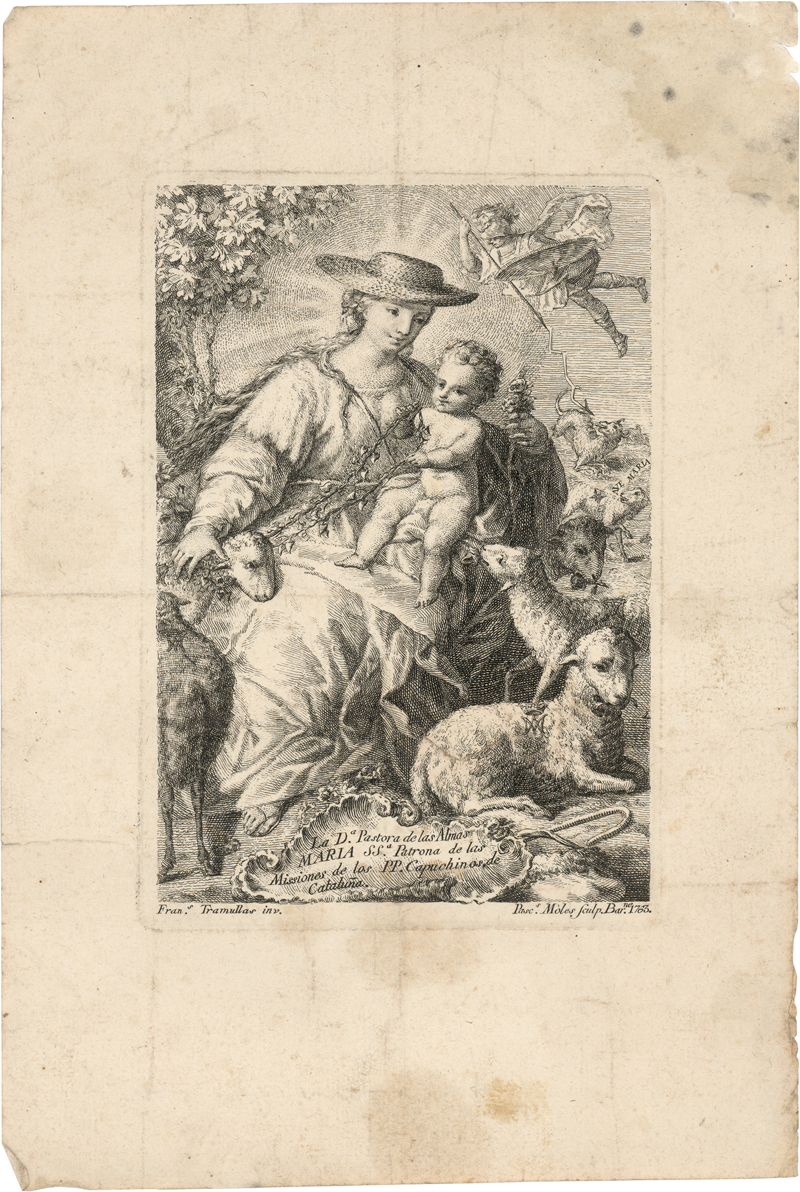 Lot 5254, Auction  128, Moles i Coronas, Pasqual Pere, Die Jungfrau mit dem Kind als Hirtin