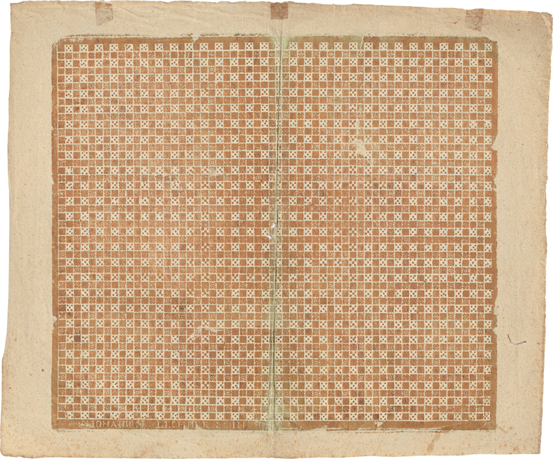 Lot 5259, Auction  128, Papierantiquitäten, Drei Brokatpapier