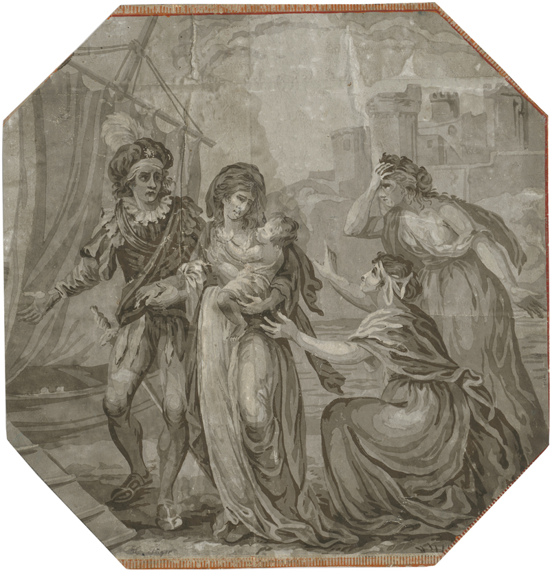 Lot 5261, Auction  128, Papierantiquitäten, 18. Jh. Zwei Illustrationen aus der älteren Geschichte