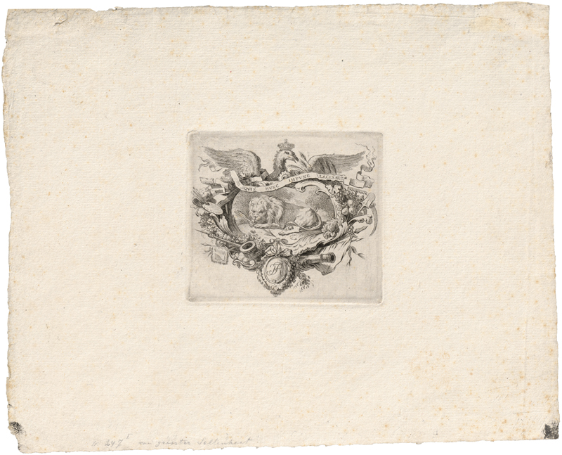Lot 5284, Auction 128, Schmidt, Georg Friedrich, Verworfene Vignette, zu 'Mémoires de Brandebourg'