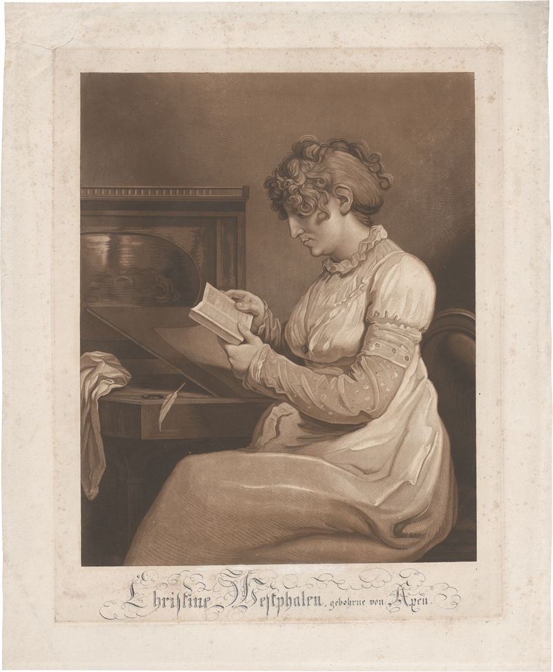 Lot 5303, Auction 128, Faber, Johann Joachim, Bildnis Engel Christine Westphalen