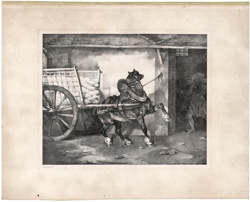 Lot 5309, Auction 128, Géricault, Théodore - nach, Le cheval à plâtrier