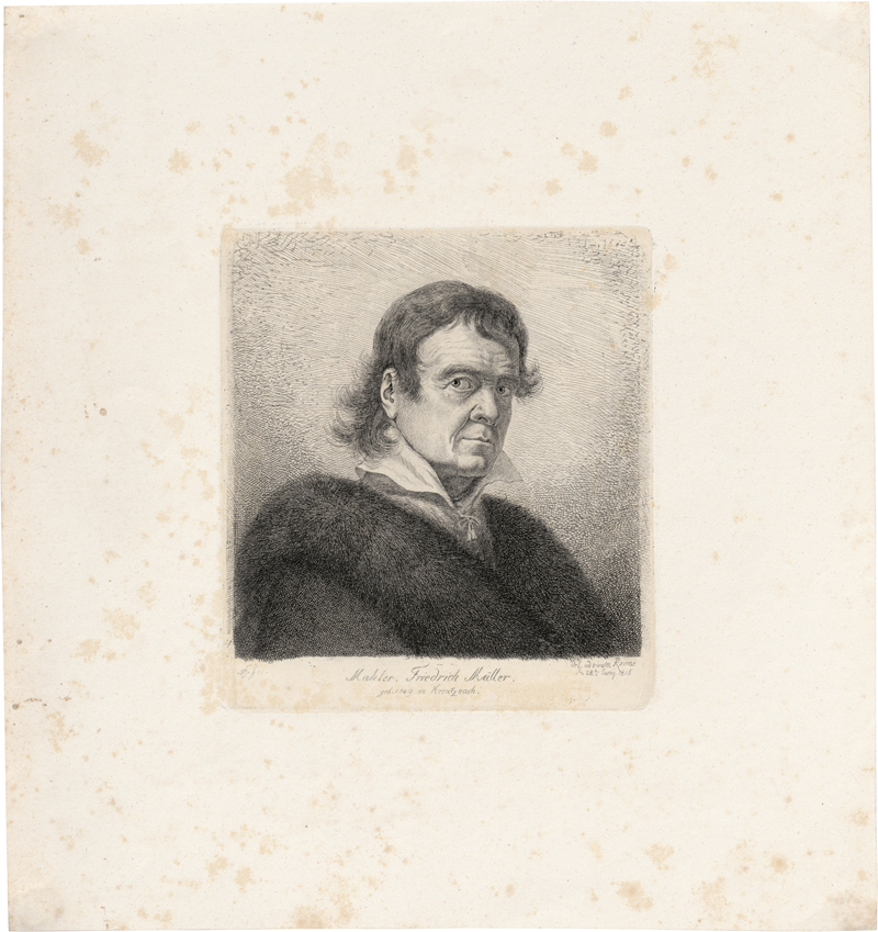 Lot 5312, Auction 128, Grimm, Ludwig Emil, Bildnis des Malers Friedrich Müller