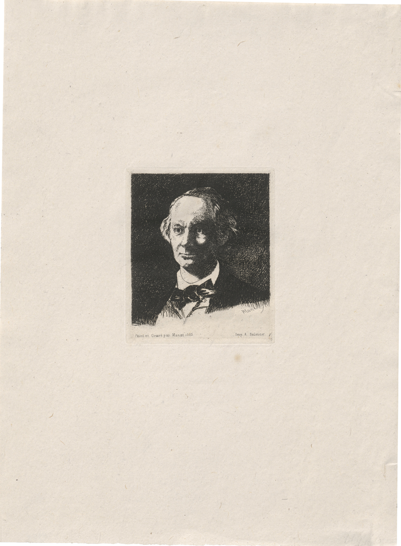 Lot 5333, Auction  128, Manet, Édouard, Bildnis des Schriftstellers Charles Baudelaire