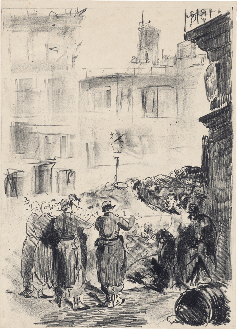 Lot 5334, Auction 128, Manet, Edouard, La barricade