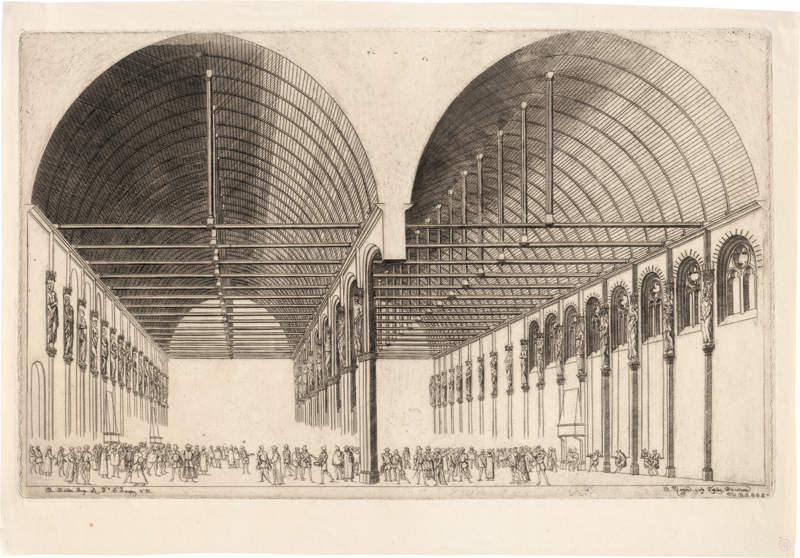 Lot 5336, Auction  128, Meryon, Charles, La Salle des Pas-Perdus a l'ancien Palais de Justice