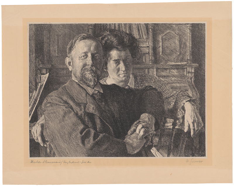 Lot 5357, Auction 128, Greiner, Otto, Doppelbildnis von Franz Langheinrich und seiner Gattin
